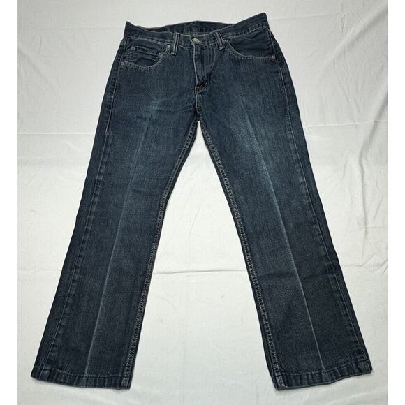 Levi's Other - Levis 527 Men's Dark Wash Straight Leg Blue Denim Jeans- Size 32x26.5 *READ*